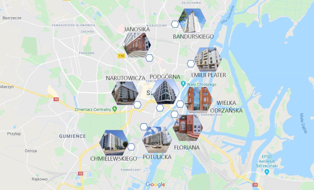 Apartments In - Sowinskiego Szczecin Dış mekan fotoğraf
